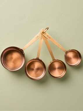 Magnolia Hearth & Hand Copper Color Measuring Cups - Set of 4